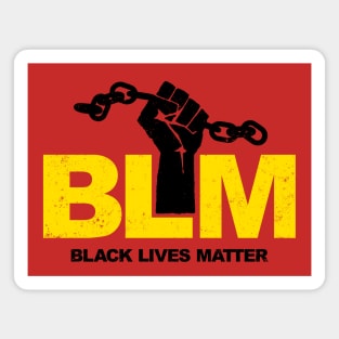 Black Lives Matter 1 (for Red Shirts) Magnet